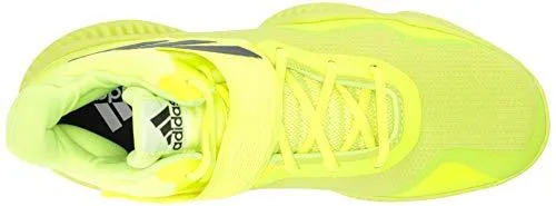 adidas Men's Explosive Bounce 2018 Basketball Shoe, Solar Yellow/White/Black, 10.5 M US