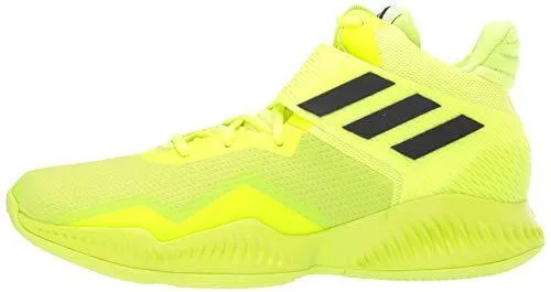 adidas Men's Explosive Bounce 2018 Basketball Shoe, Solar Yellow/White/Black, 10.5 M US