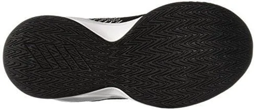 adidas Unisex Pro Spark 2018 Basketball Shoe, Black/White/Shock Lime, 5 M US Big Kid