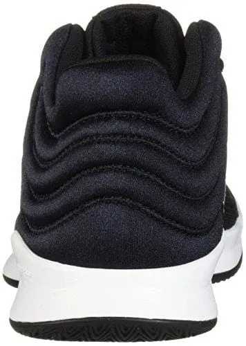 adidas Unisex Pro Spark 2018 Basketball Shoe, Black/White/Shock Lime, 5 M US Big Kid