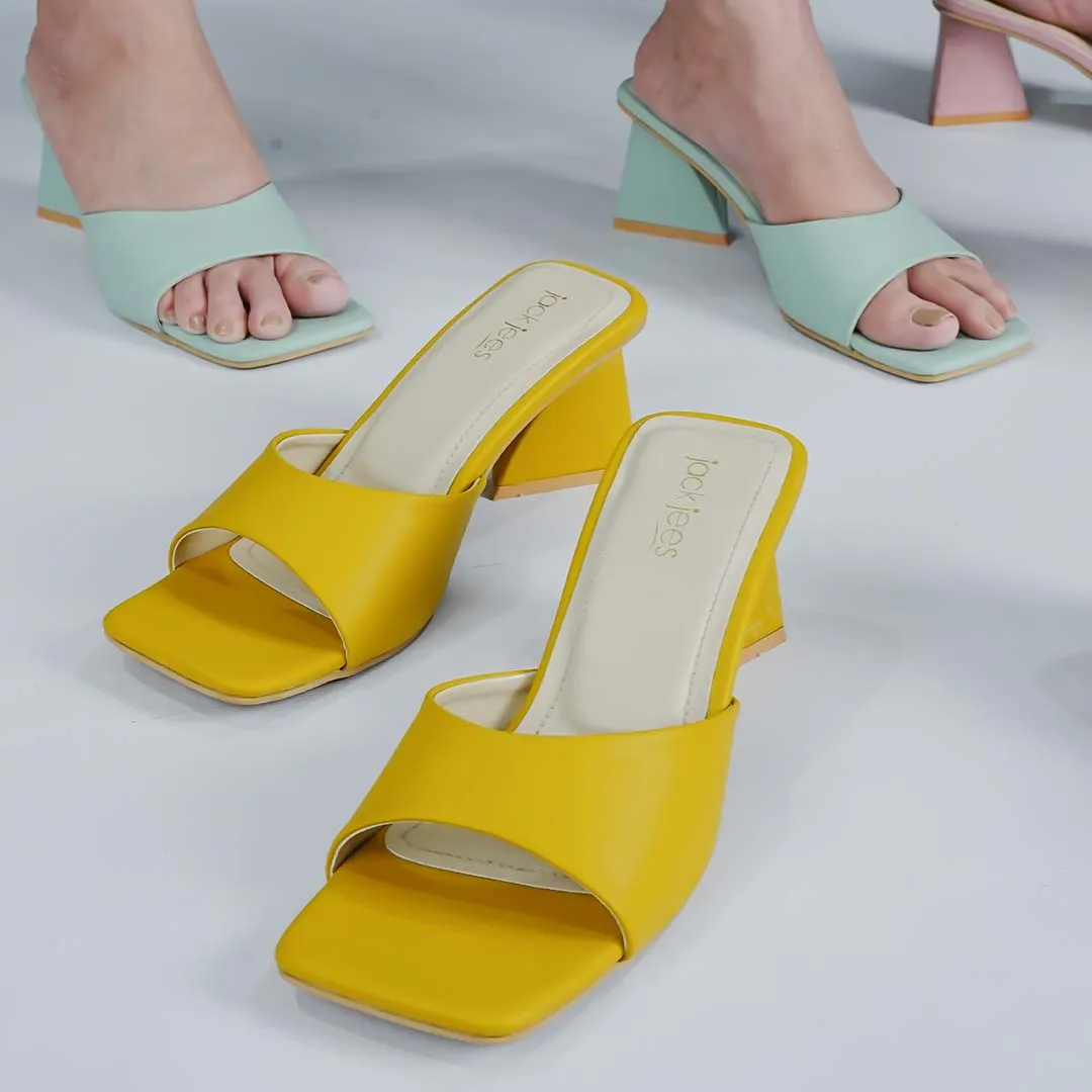 Color Pop Heel Yellow