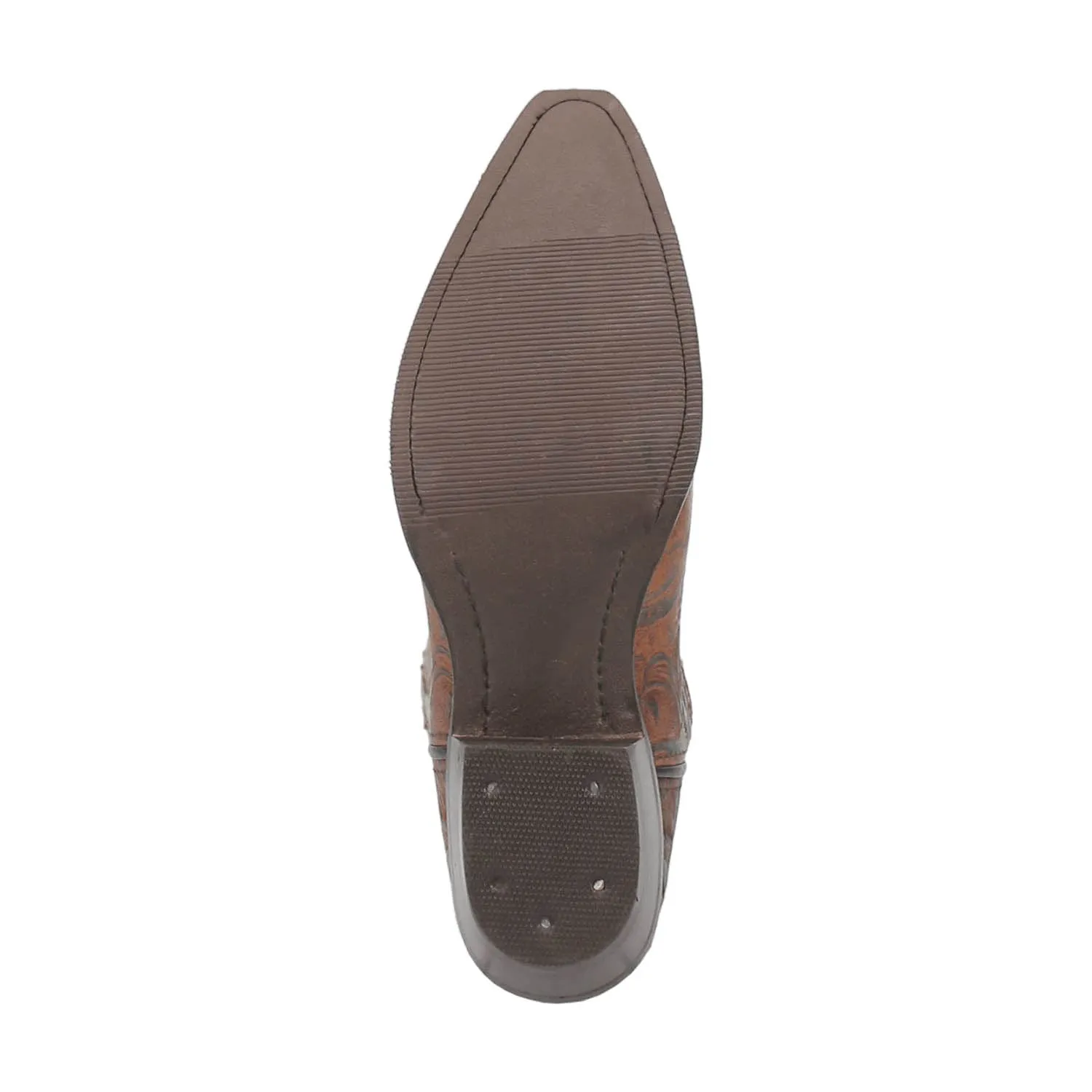 Dingo Womens Bellona Brown Leather Cowboy Boots 9 M