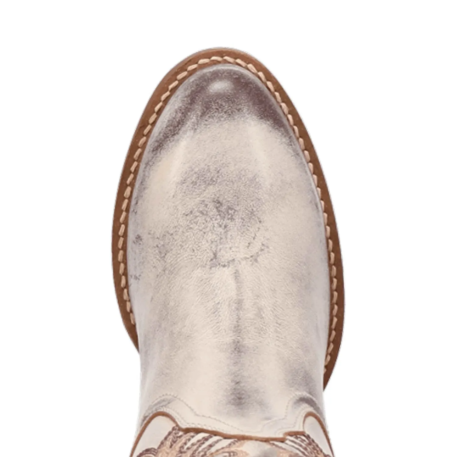 Dingo Womens Faded Love Brown Leather Cowboy Boots