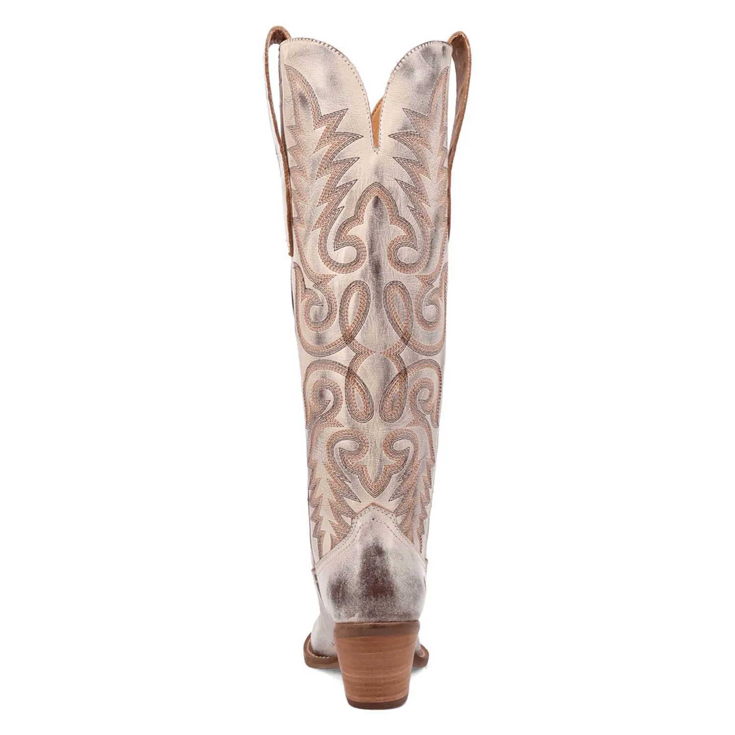 Dingo Womens Faded Love Brown Leather Cowboy Boots