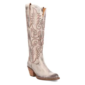Dingo Womens Faded Love Brown Leather Cowboy Boots