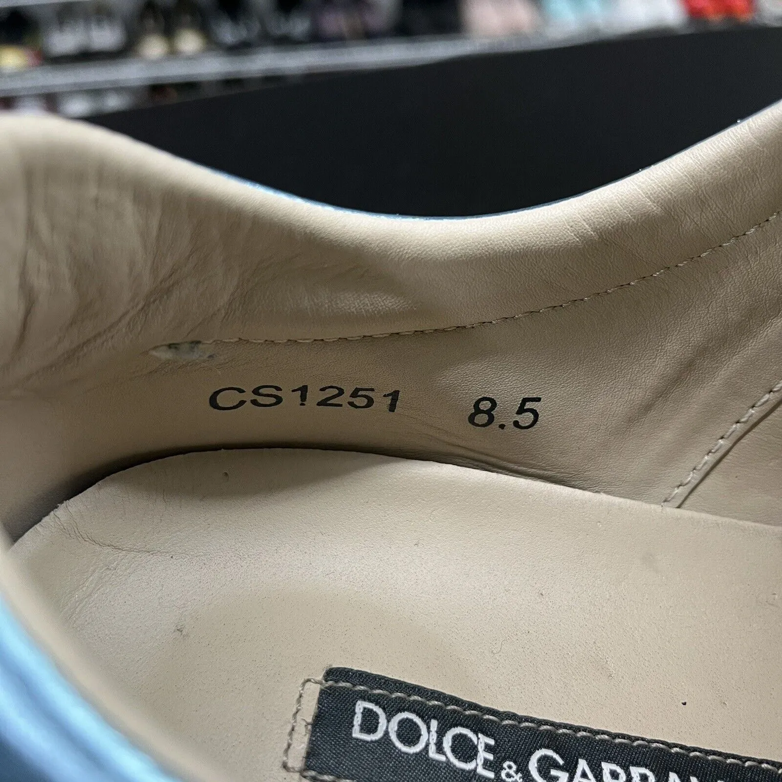 Dolce & Gabbana CS1251 Camo Sole Sneakers Size US 8.5
