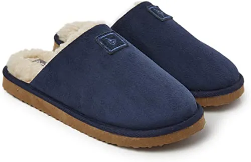Dunlop Comfy Memory Foam Slippers with Rubber Sole Anti Slip for Men