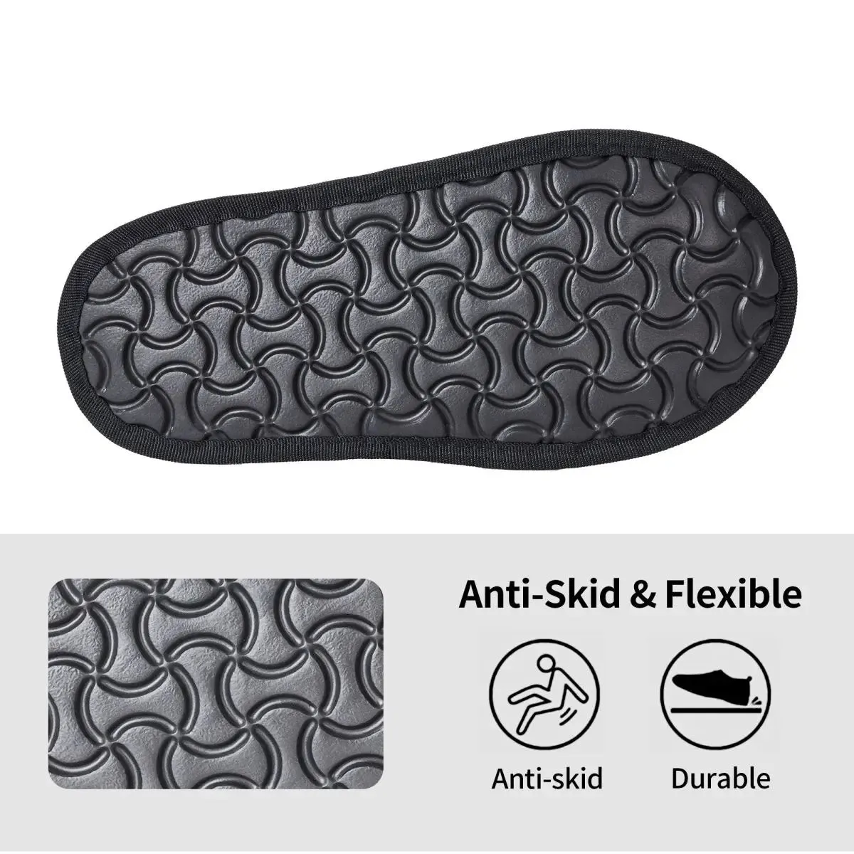 Forever Metal Skull Slippers | Death Rock Memory Foam Indoor Shoes | Cozy Goth Gift for Women