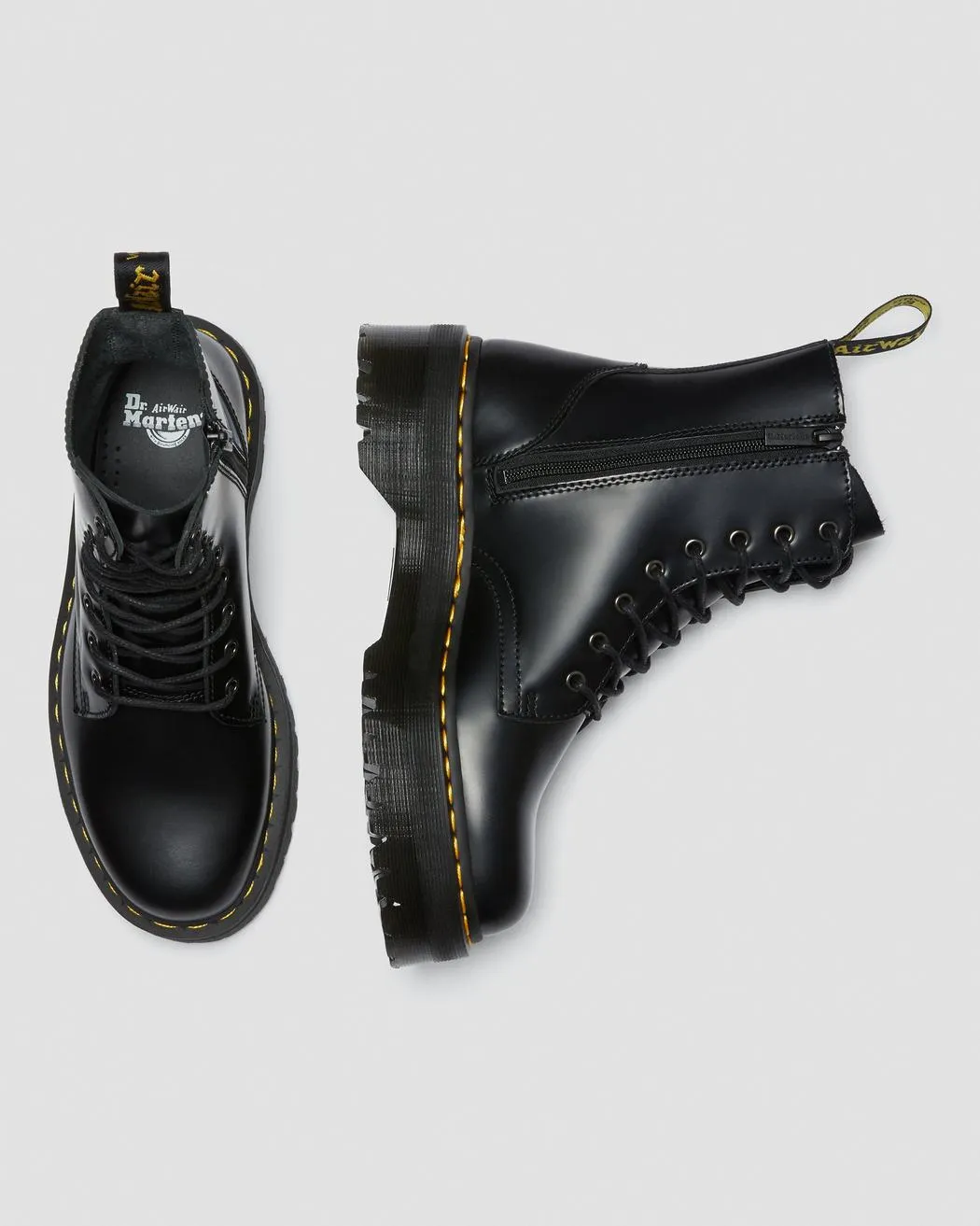 Jadon - Black Polished Smooth