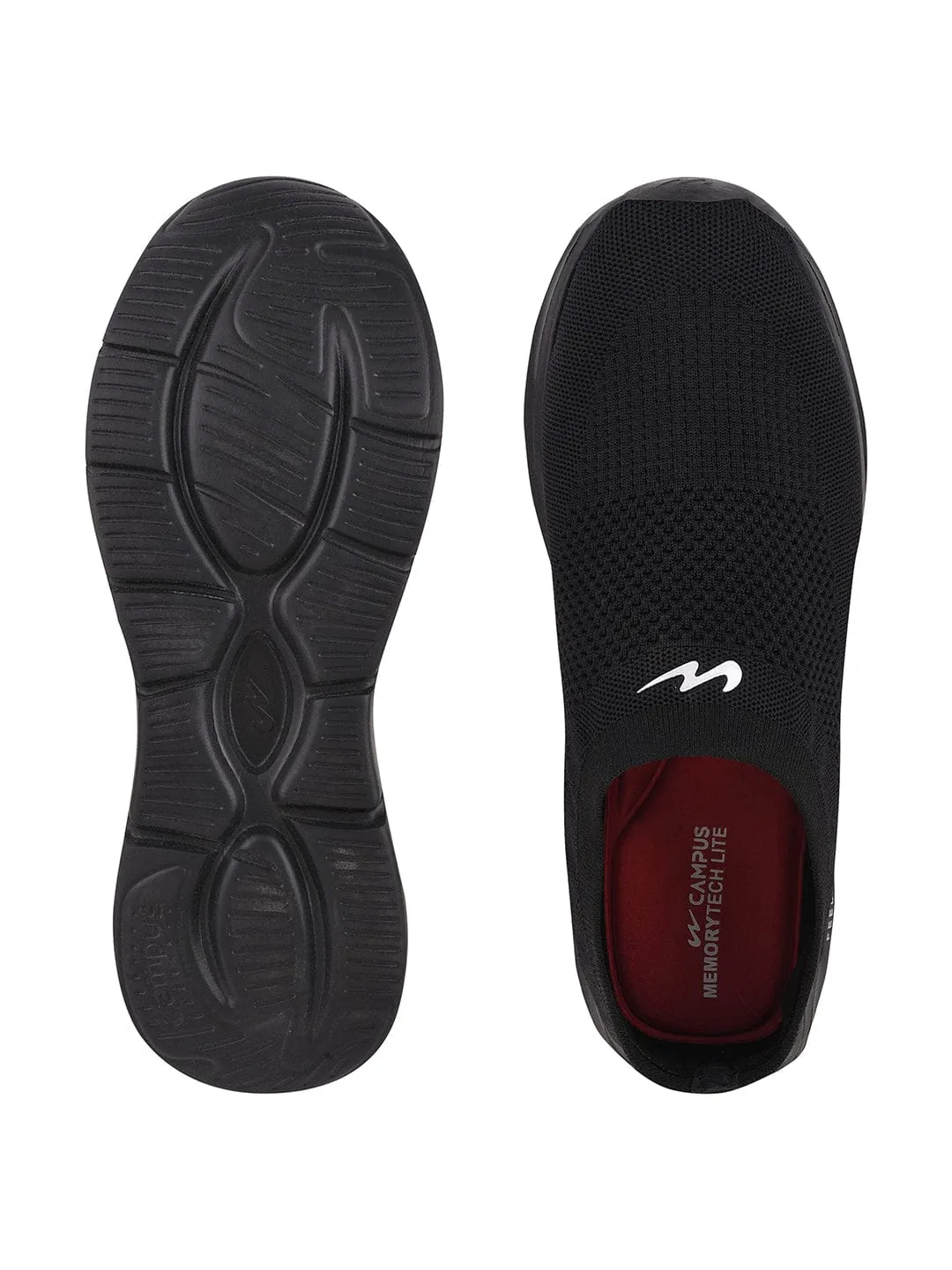 KING PRO Black Men's Walking Shoes