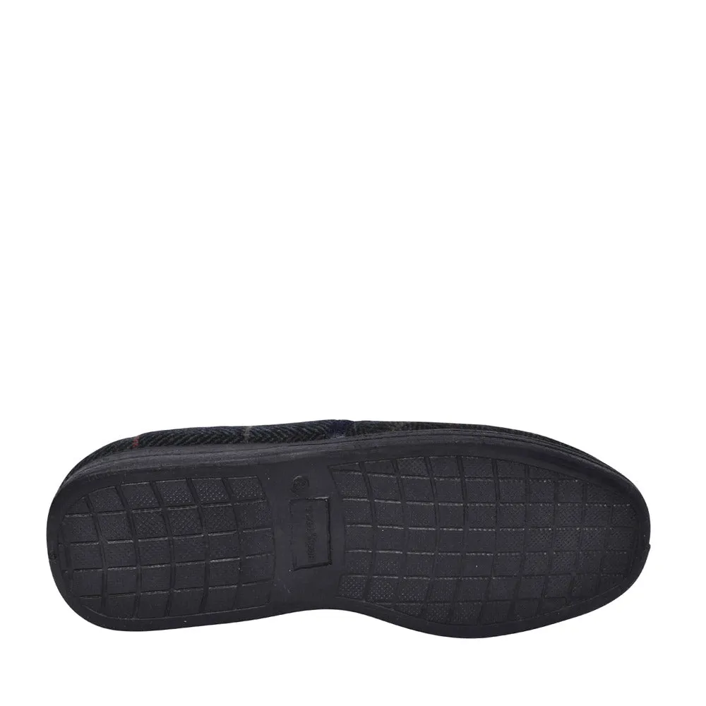 Mens Goodyear Eisenhower Slipper Navy Blue KMG137