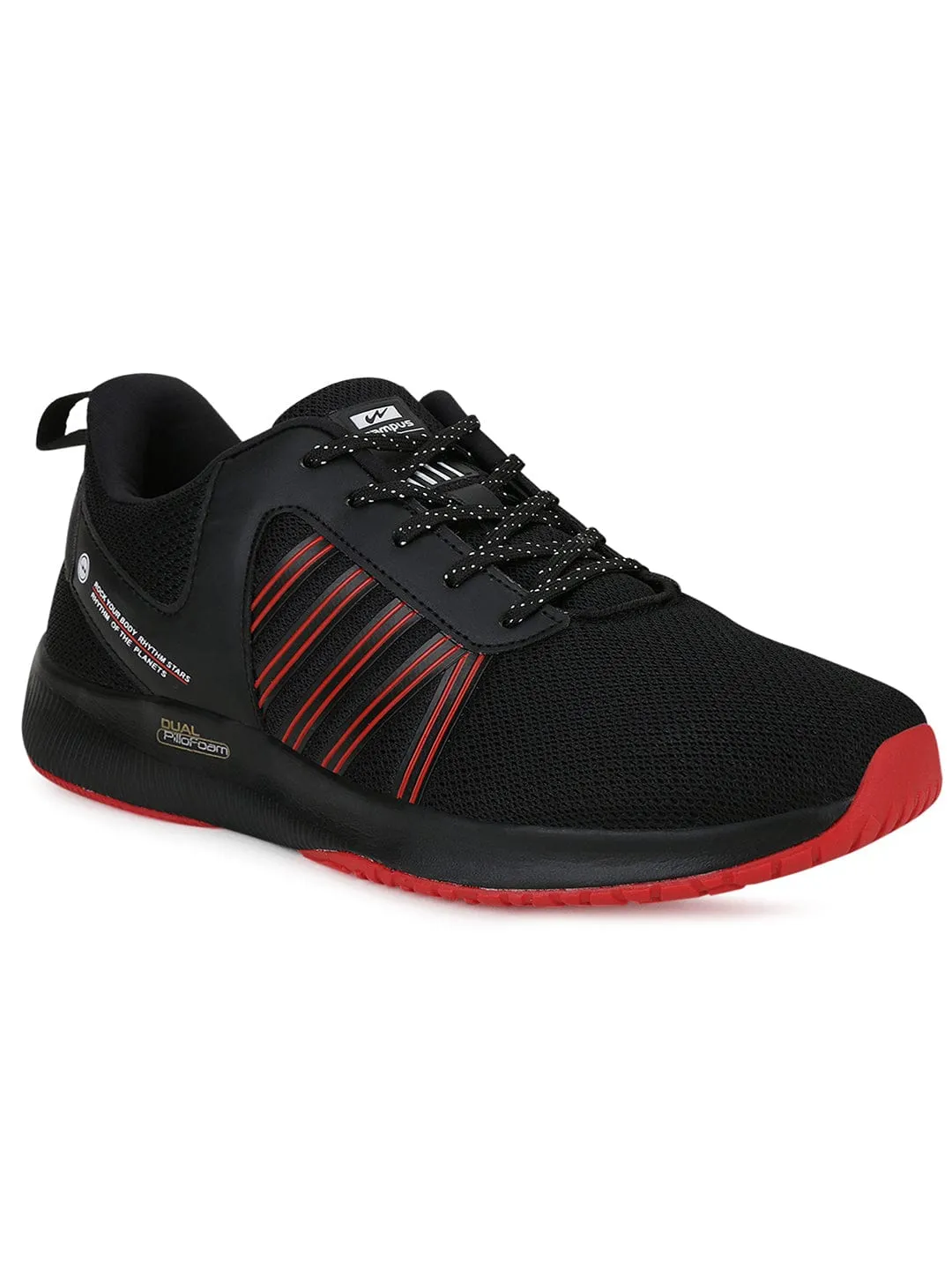 ROC PRO Black Men's Running Shoes