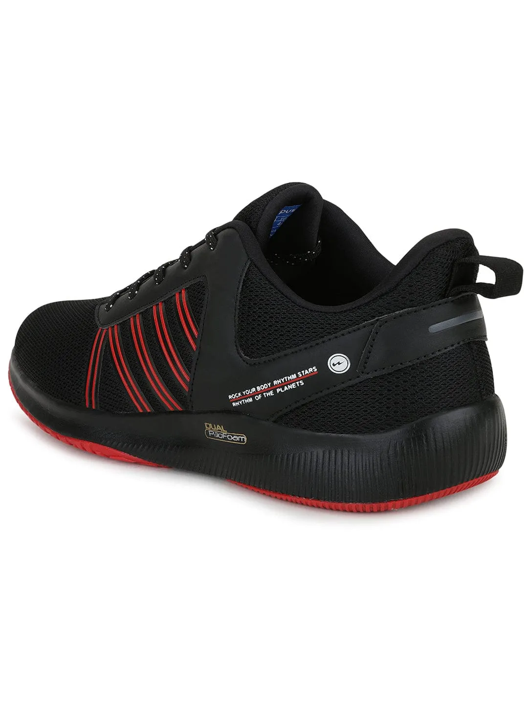 ROC PRO Black Men's Running Shoes
