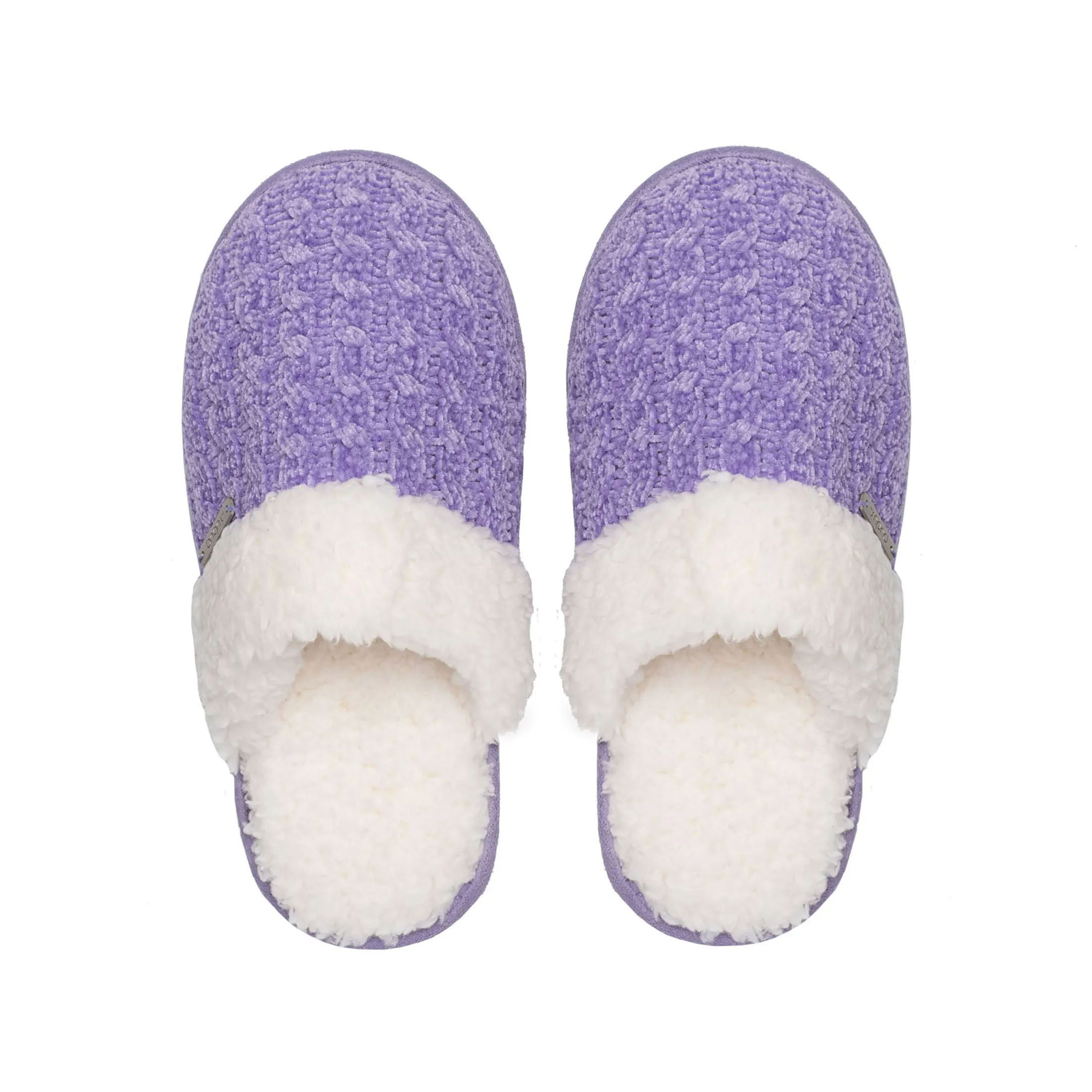Slide Slipper Cable Lavender - Size S