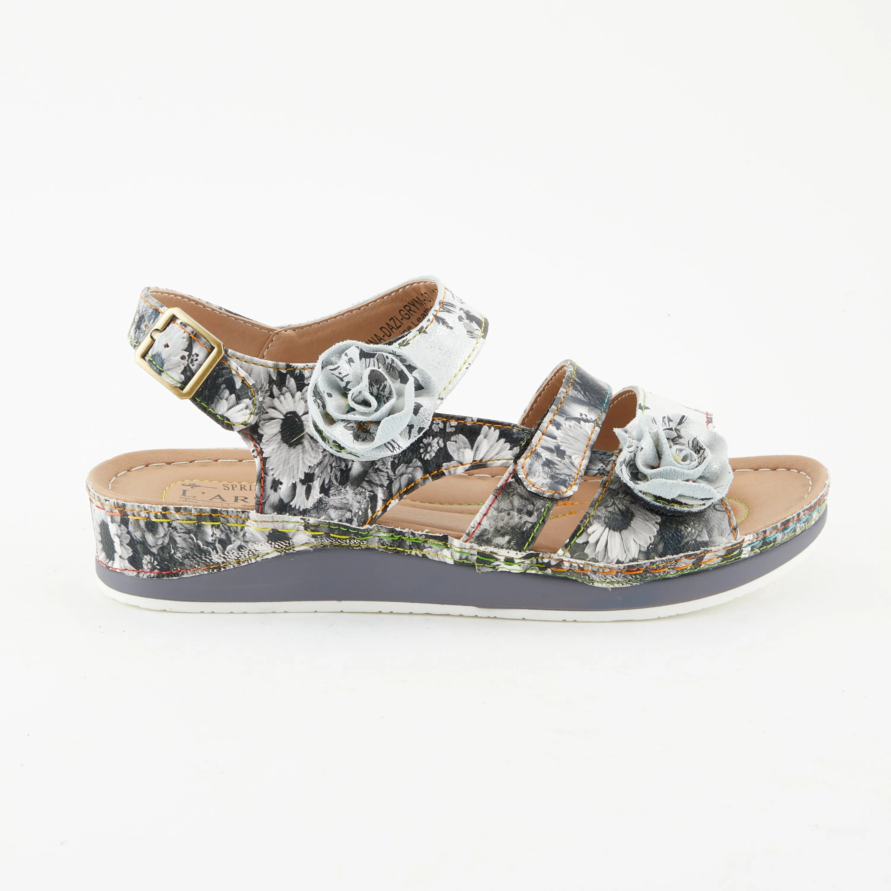 Spring Step Shoes L'Artiste Joelina Dazi Women's Hand Painted Leather Sandals