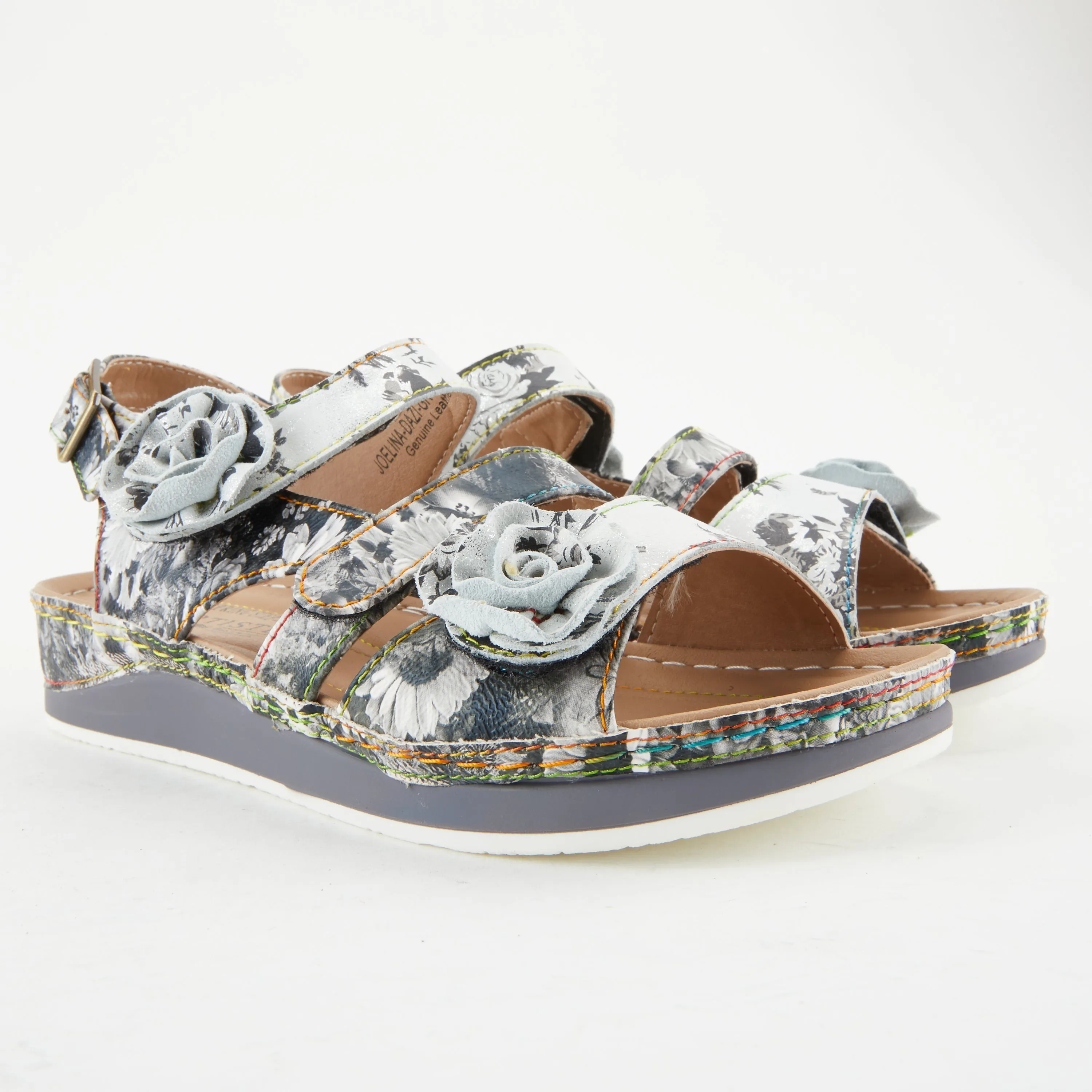 Spring Step Shoes L'Artiste Joelina Dazi Women's Hand Painted Leather Sandals