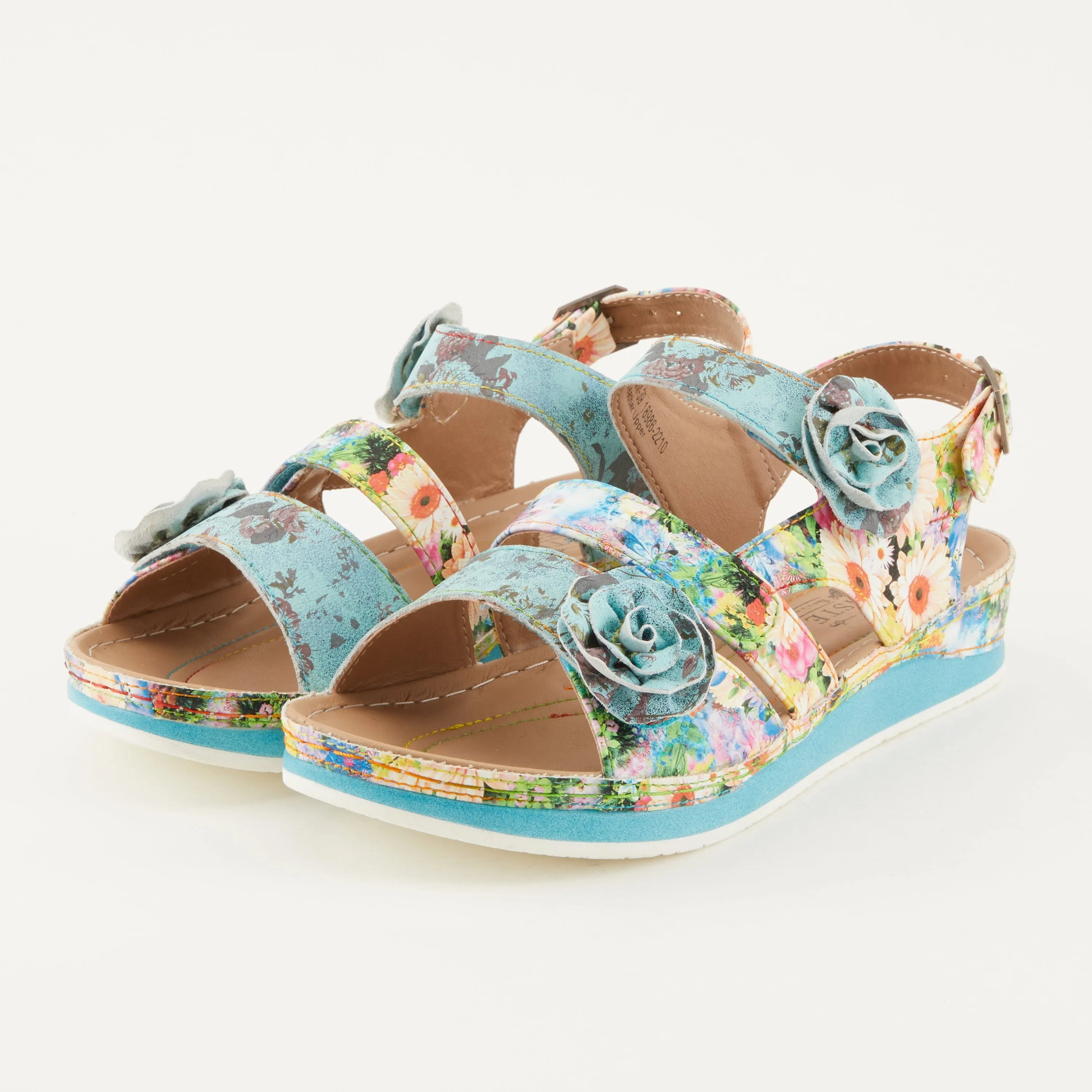 Spring Step Shoes L'Artiste Joelina Dazi Women's Hand Painted Leather Sandals