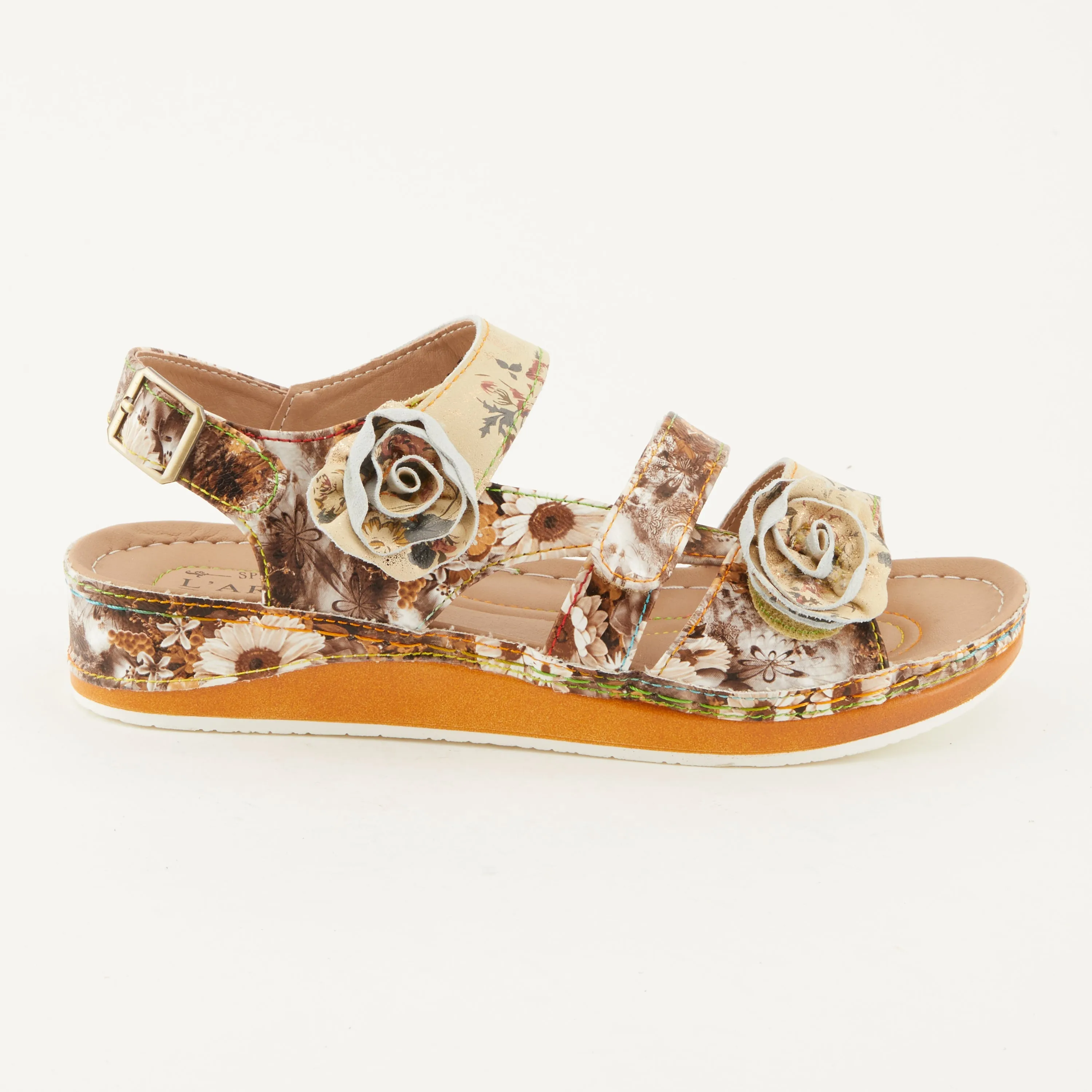 Spring Step Shoes L'Artiste Joelina Dazi Women's Hand Painted Leather Sandals