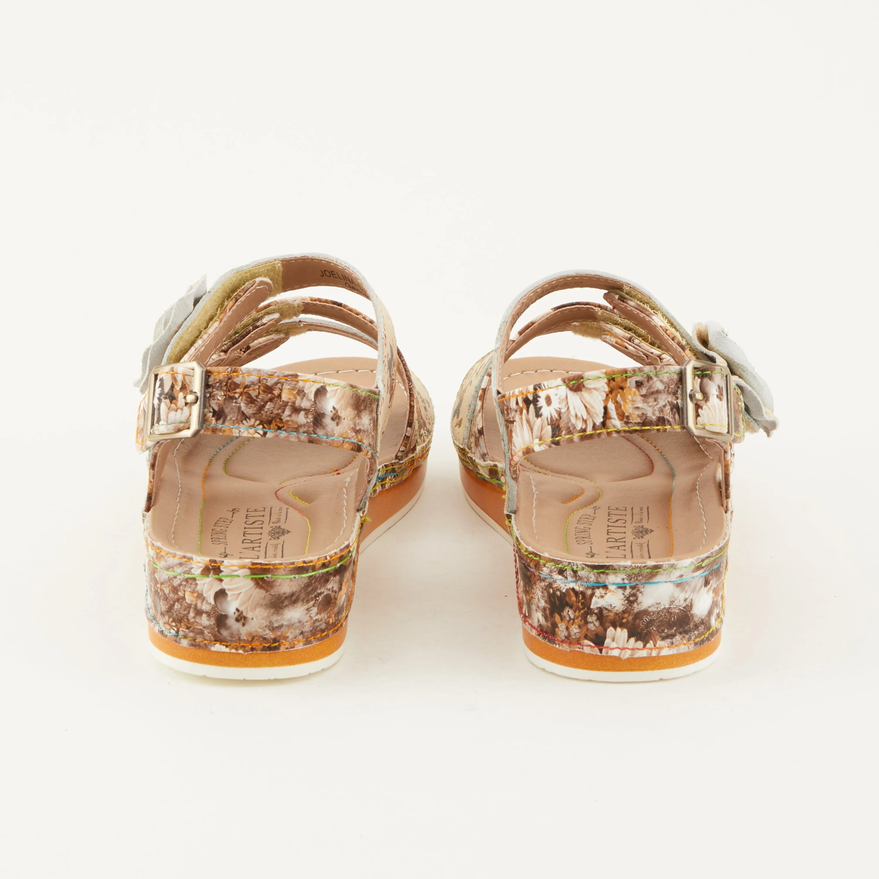 Spring Step Shoes L'Artiste Joelina Dazi Women's Hand Painted Leather Sandals