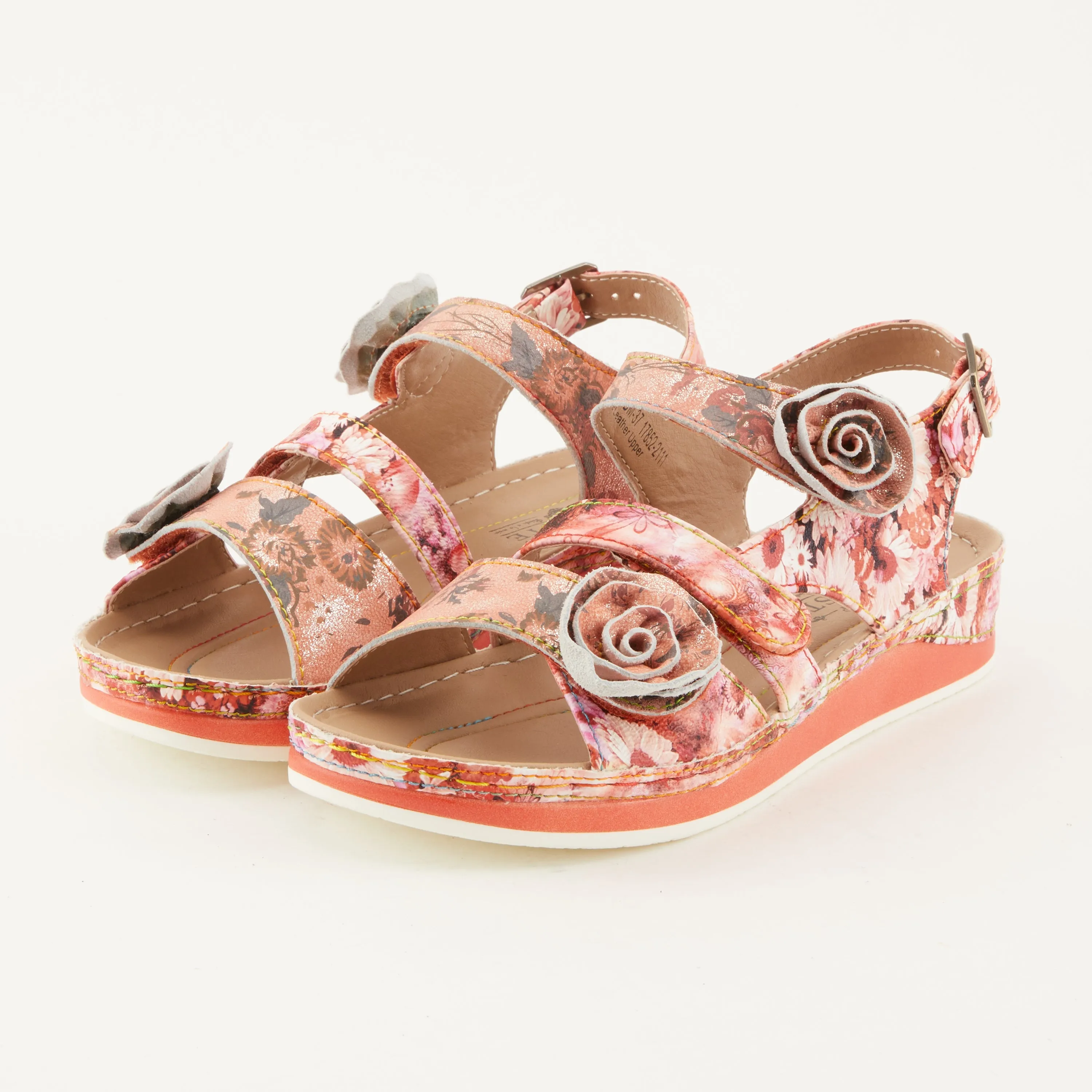 Spring Step Shoes L'Artiste Joelina Dazi Women's Hand Painted Leather Sandals